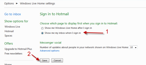 easy way to clean up hotmail inbox