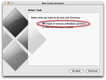 Create or Remove a Windows Partition