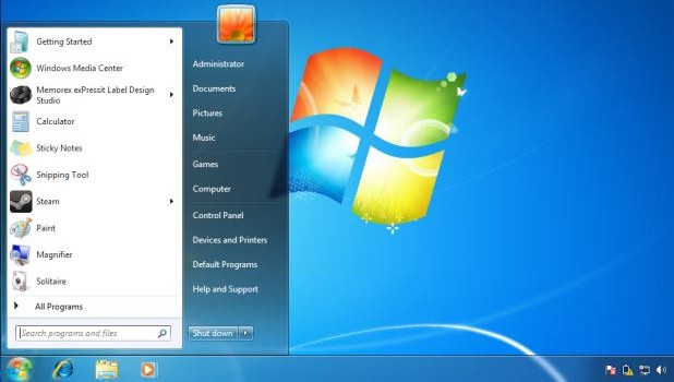 Opening Programs Windows 8