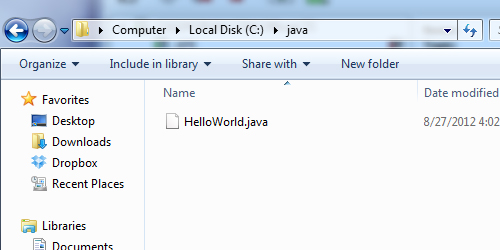 Java Folder