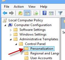 group policy personalization