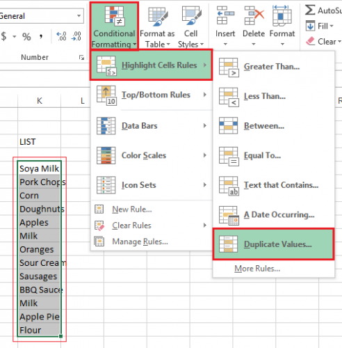 How do you find duplicates in Excel?