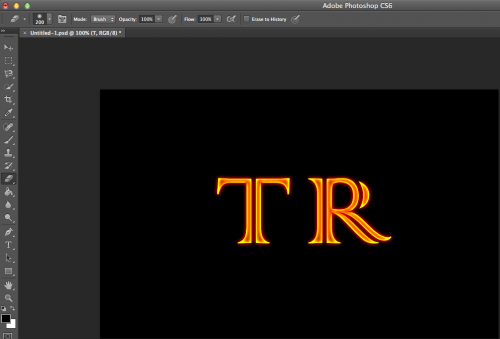copy then duplicate layer style onto every other letter.