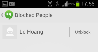 google hangouts unlock person 