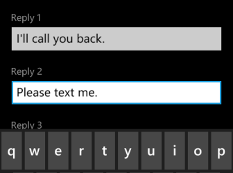 edit reject messages windows phone 8