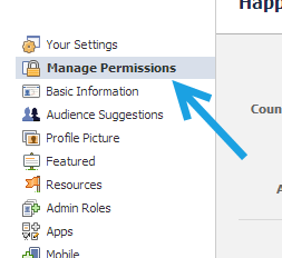 facebook page manage permissions