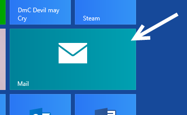 windows 8 start screen mail tile
