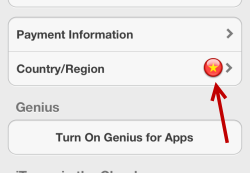 change Apple ID country region
