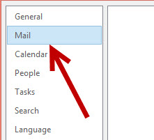 outlook mail options