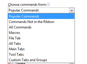 office 2013 all commands