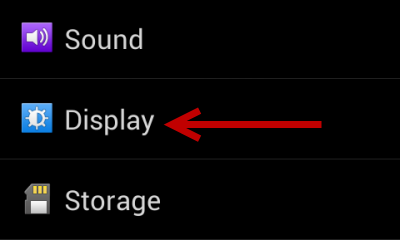 samsung android display settings