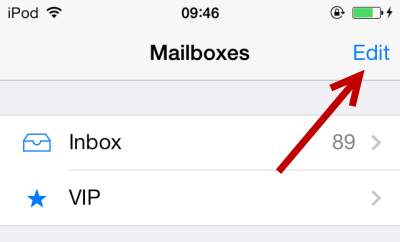 iOS 7 add unread flagged attachment filter in Mail