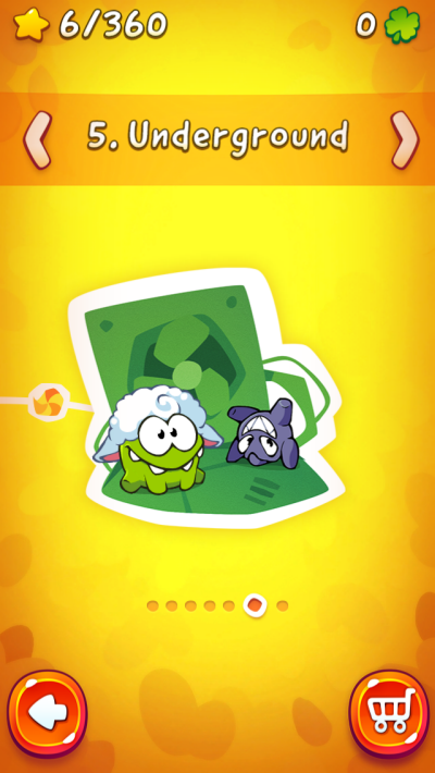 Cut the Rope 2 all stages unlocked