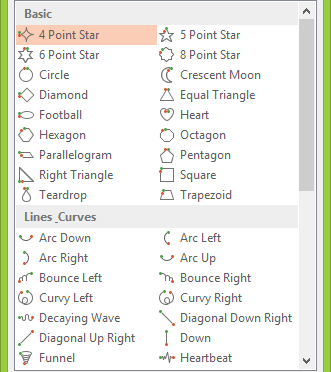 access predefined motion paths in powerpoint