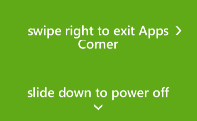 windows phone exit apps corner mode