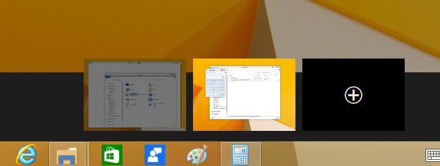 Windows 10 switch between desktops