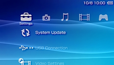 System Updates in PSP