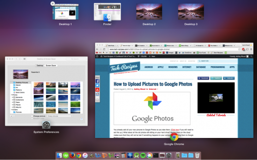 Mac Multiple Desktops