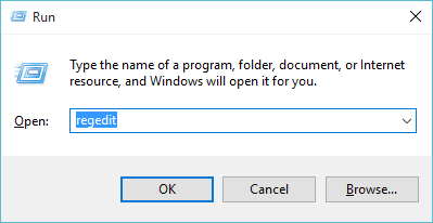 Windows 10 regedit