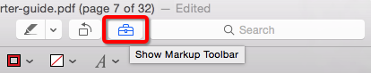 Mac Preview Markup Toolbar