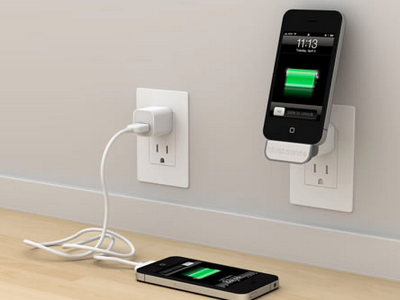 iPhone Charging on Socket