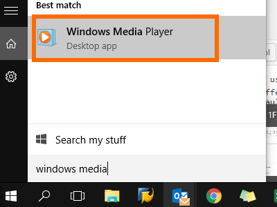 Windows 10 Media Player