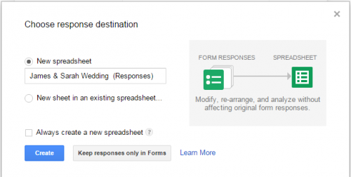 Google Forms Response