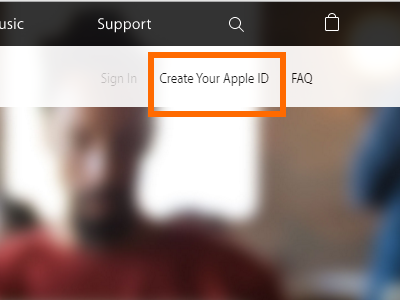 Apple ID Creation site - create your Apple ID
