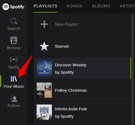 Spotify your music