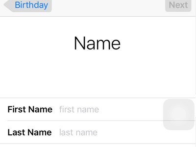 iPhone Settings - iCloud - Create a New Apple ID - Enter name