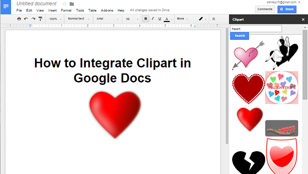 clipart on google docs - photo #1