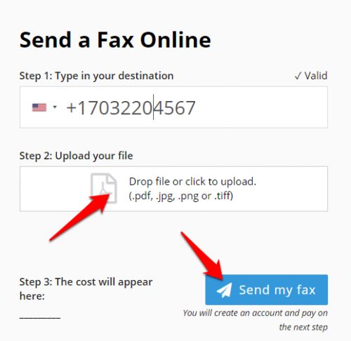 Send Fax Online fax.to