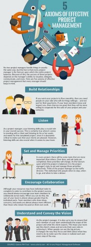 Axioms of Effective Project Planning Infographic