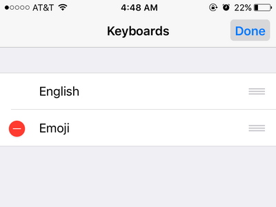 iphone settings keyboard menu