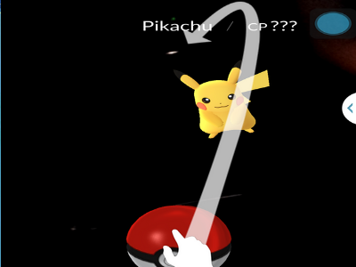 1. POKEMON GO - Catch your first pikachu