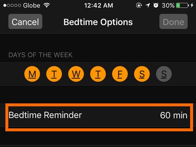 iphone-clock-bedtime-reminder