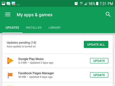 Android App Not Updated