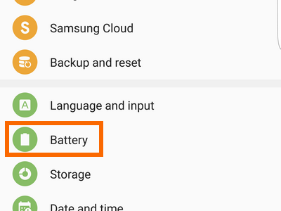 Android Settings Battery