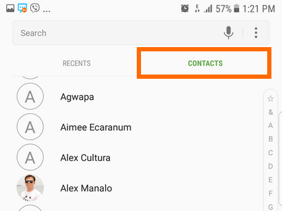 Contacts Android