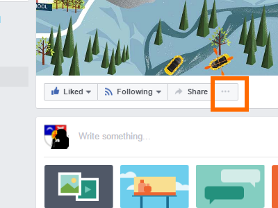 Facebook Page More Options