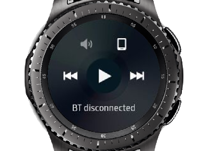 Gear S3 Playing Music