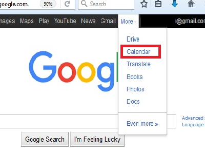 Google Account More Calendar