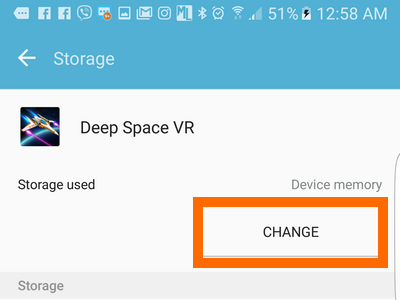 application Storage CHANGE