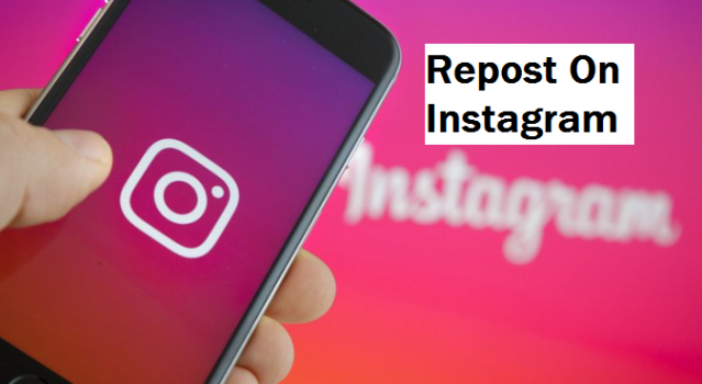 repost on instagram