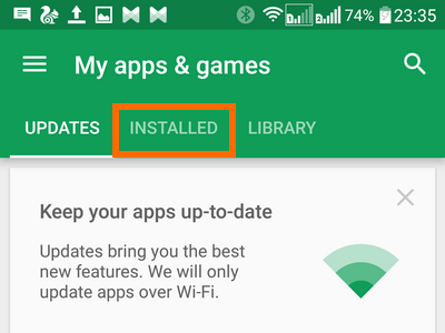Android Playstore Apps and Games Installed