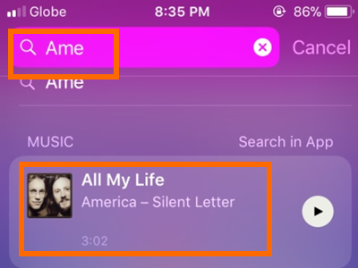 iPhone Search Siri App Suggestions Appearing