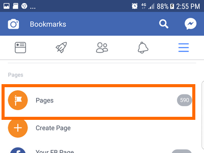 Android Facebook Settings Pages