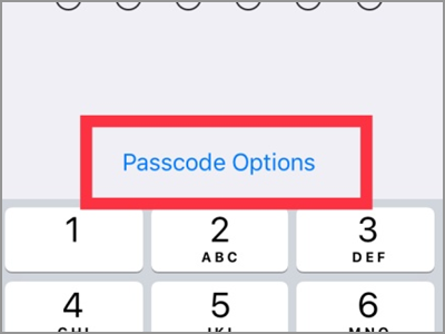 iPhone Settings Touch ID & Passcode Set Passcode