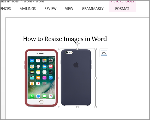 Resize Image Select new image Same Size Done