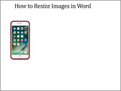 Resize Word Image Resized